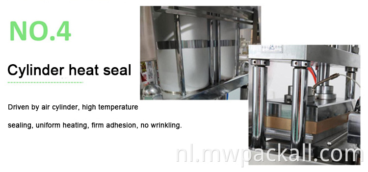 Automatisch op maat gemaakte pneumatische drinkwater plastic beker vulling montage machine